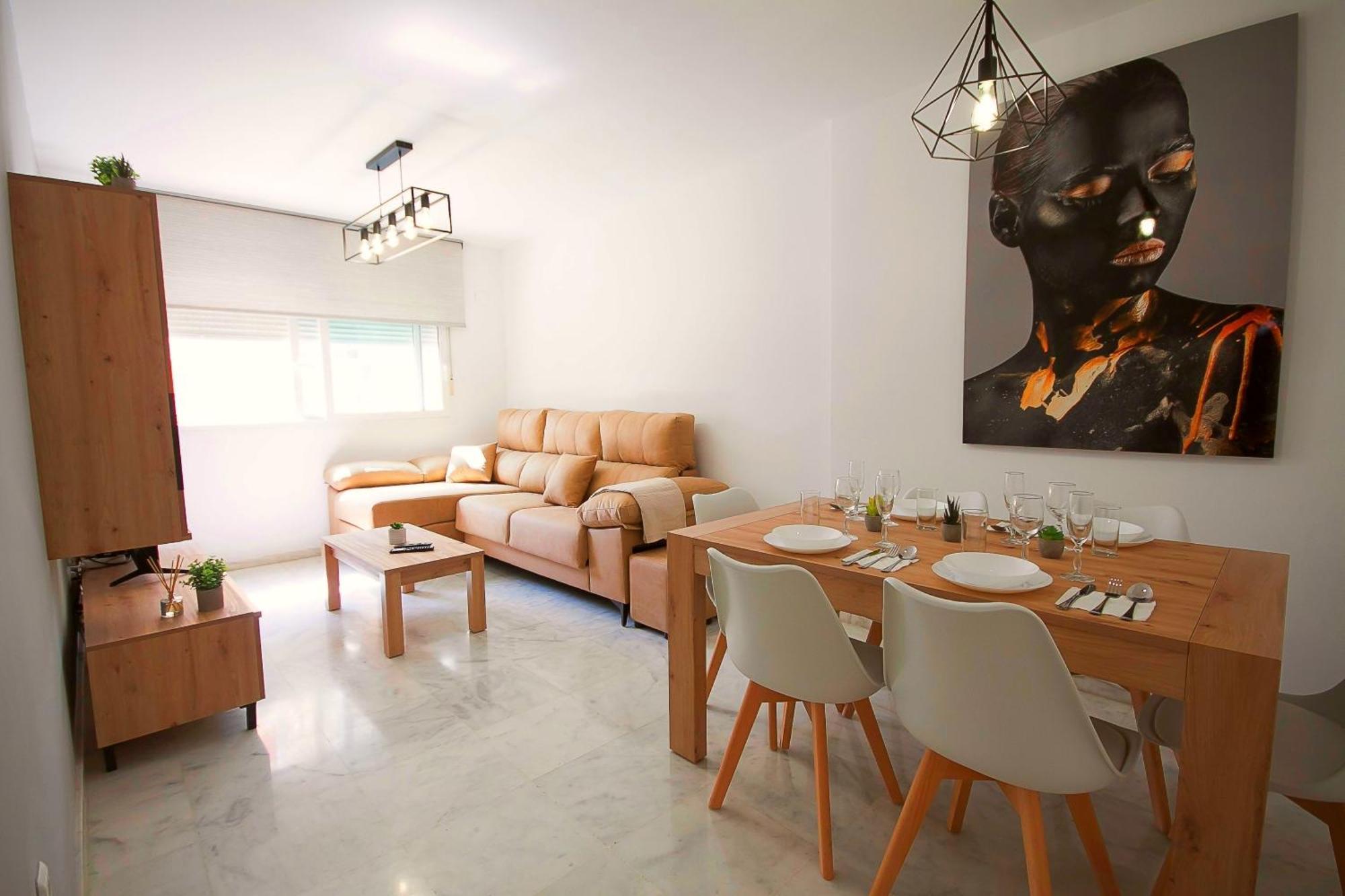 Ave Huelin 3Rooms Alojamiento Con Parking Y Ac Málaga Eksteriør billede